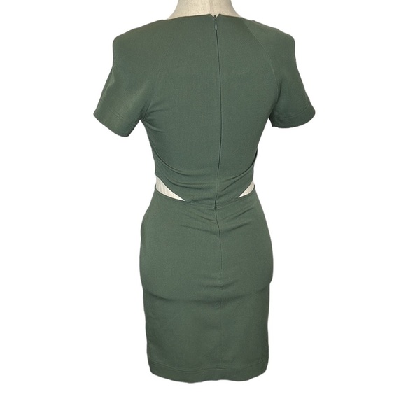& Other Stories Buckle Belt Cutout‎ Dress Women's 4 Green - Picture 4 of 10